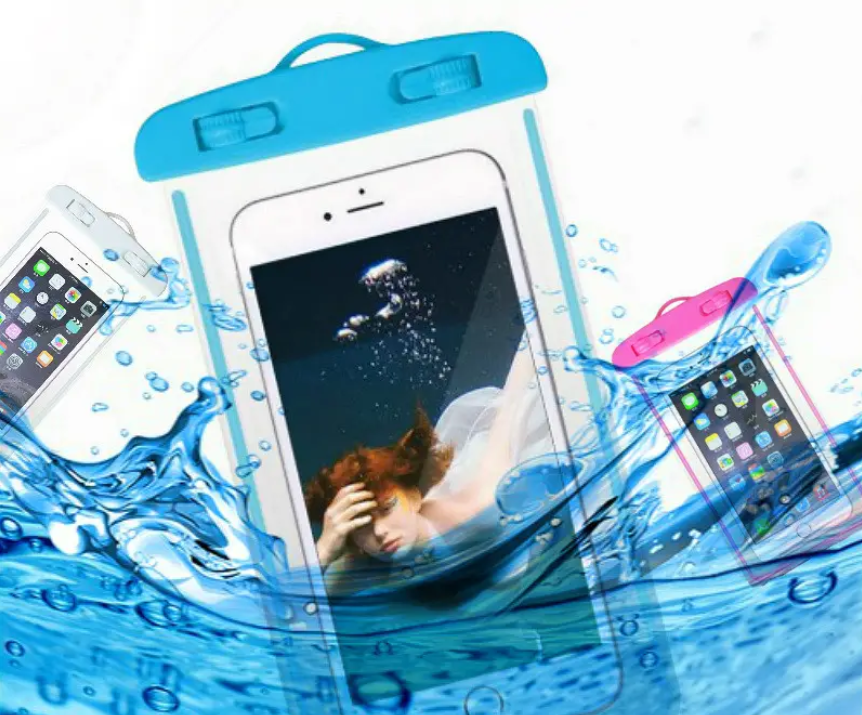 Funda impermeable para smartphones de hasta 6,8 pulgadas: protección para deportes acuáticos y actividades al aire libre