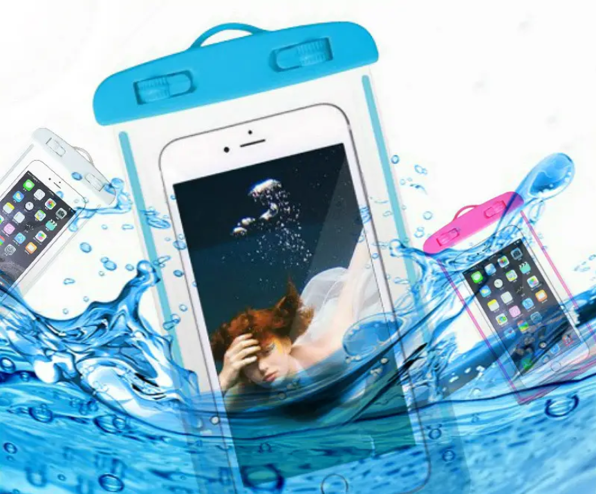 wasserdichte Handyhülle für Smartphones bis 6,8 Zoll - Schutz für Wassersport und Outdoor-Aktivitäten